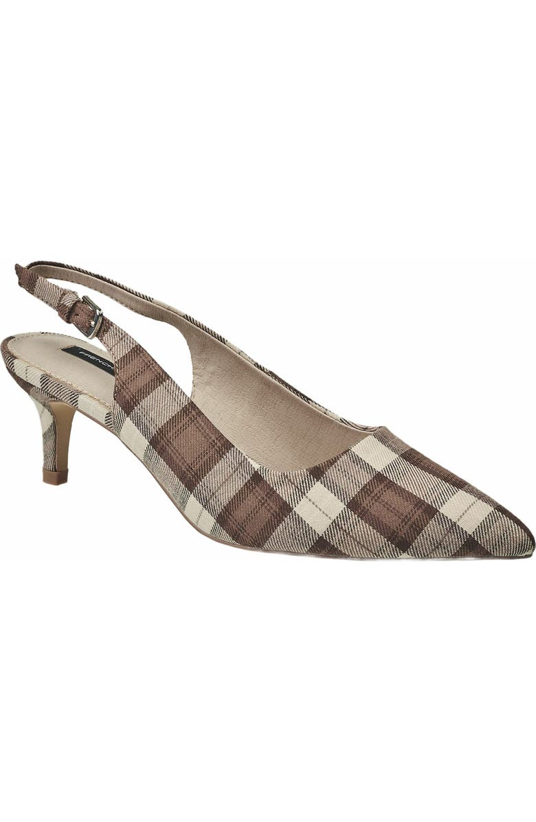 French Connection Plaid Quinn Kitten Heel, Main, color,