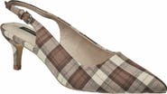 French Connection Plaid Quinn Kitten Heel