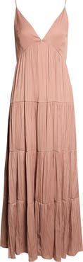 L'AGENCE Lua Tiered Maxi Sundress