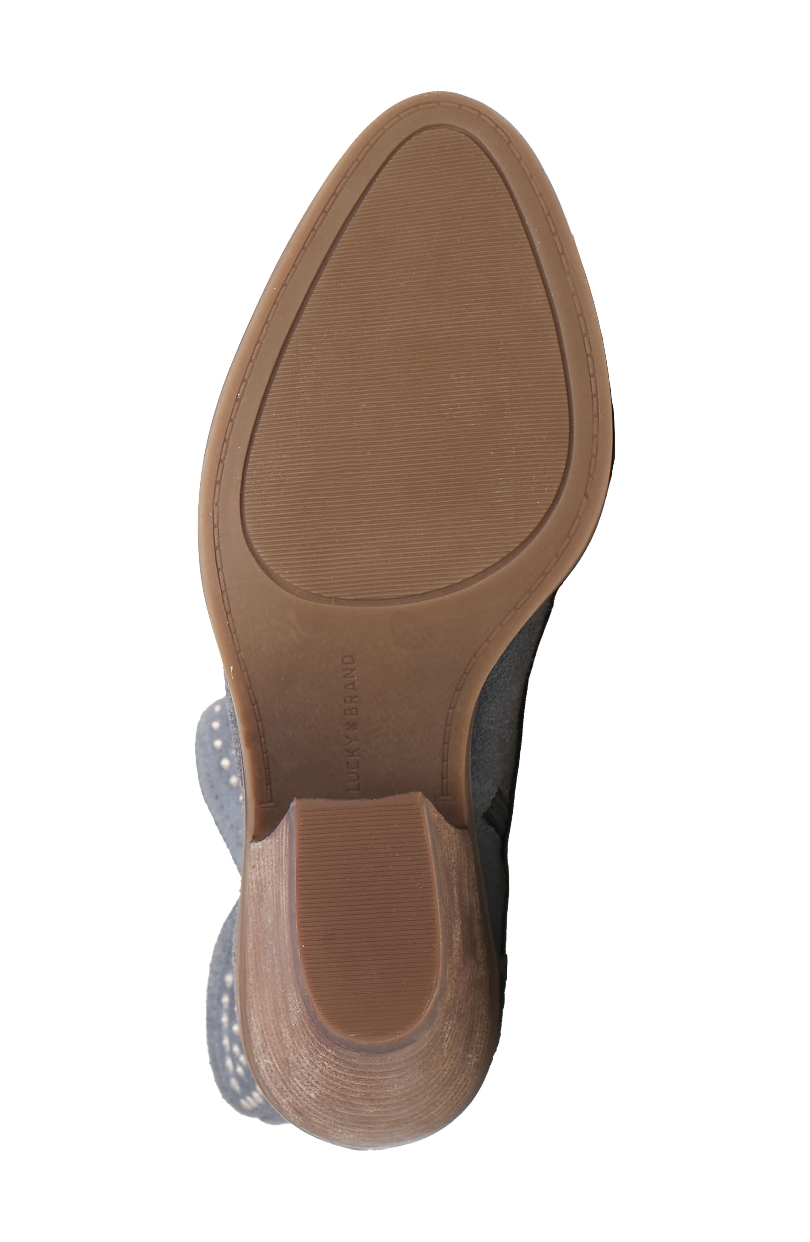 Lucky Brand Lakelon Studded Western Boot, Alternate, color, 