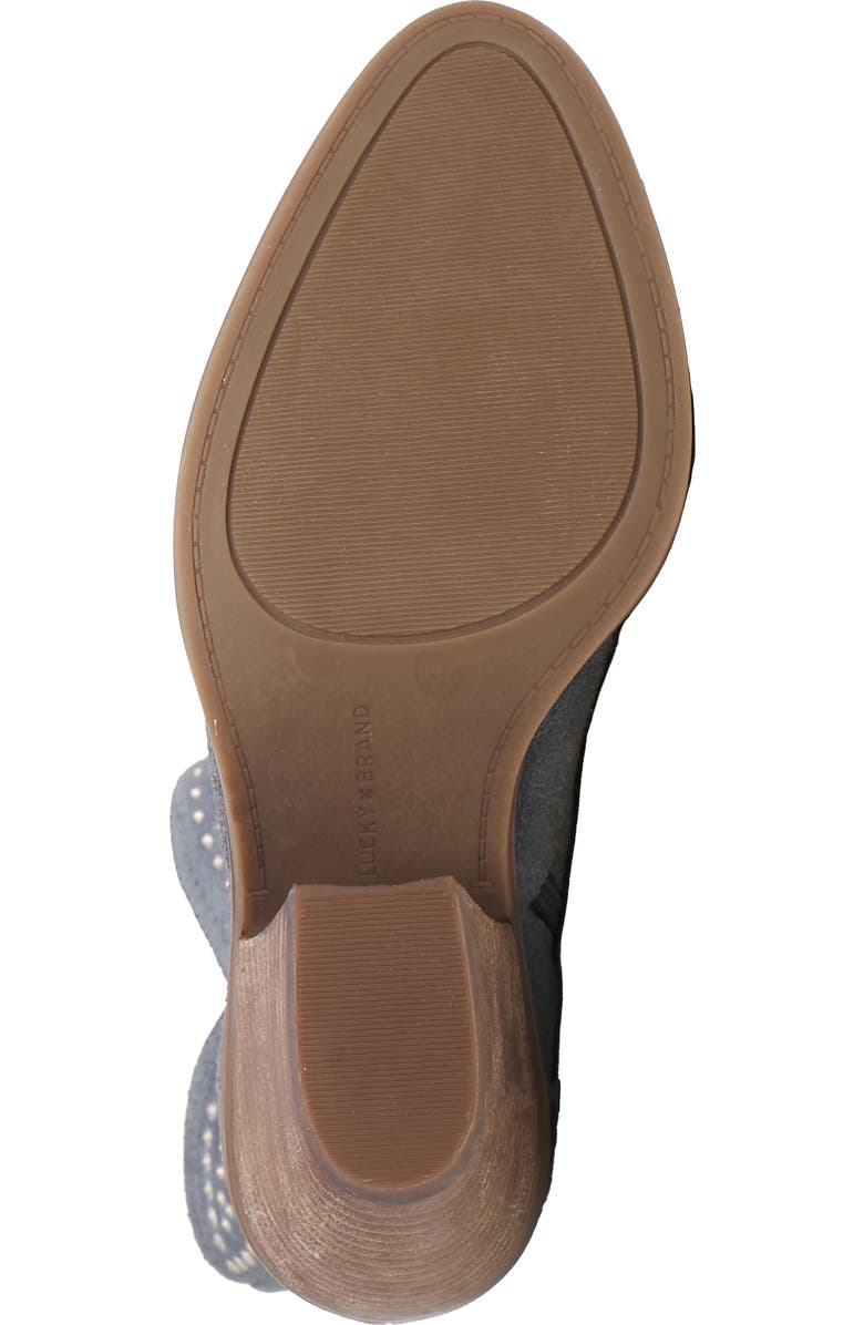 Lucky Brand Lakelon Studded Western Boot, Alternate, color,