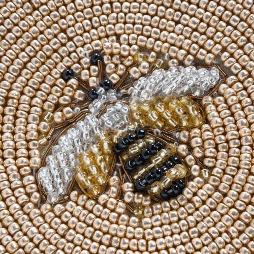 Joanna Buchanan Hand Beaded Coasters In Brown