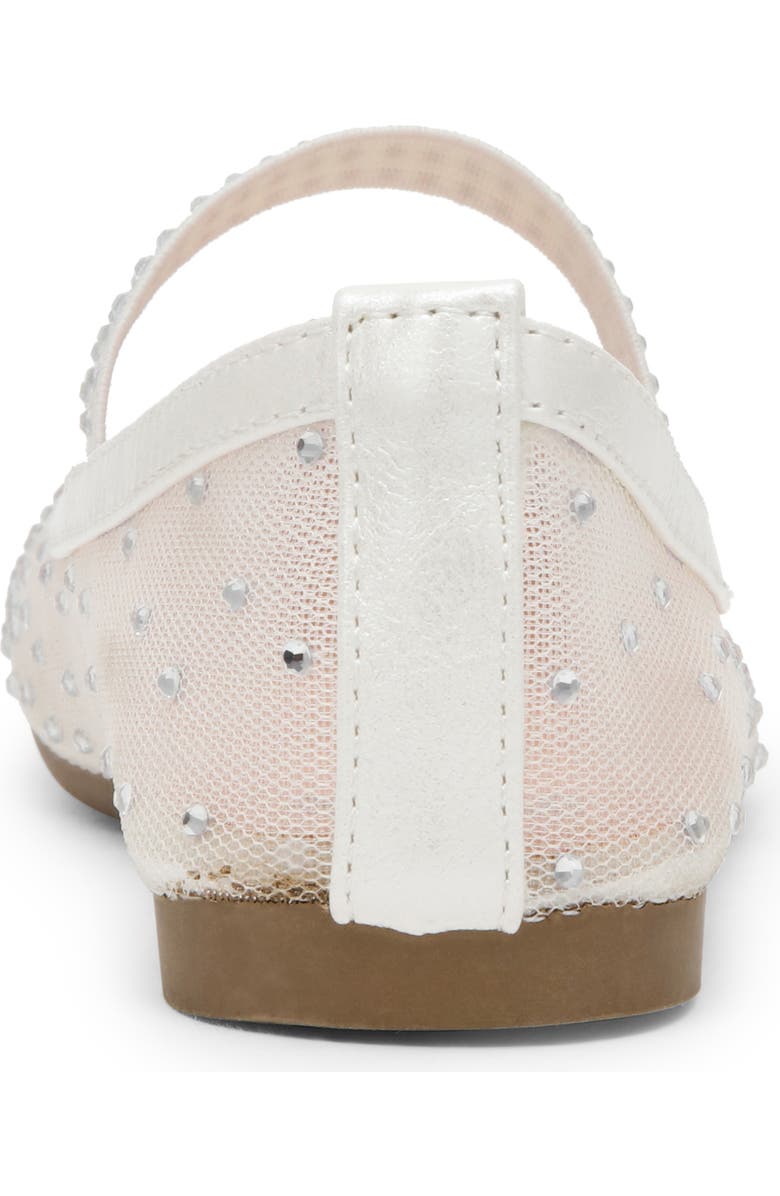 DV by Dolce Vita Kids' Whirl Embellished Flat, Alternate, color, White