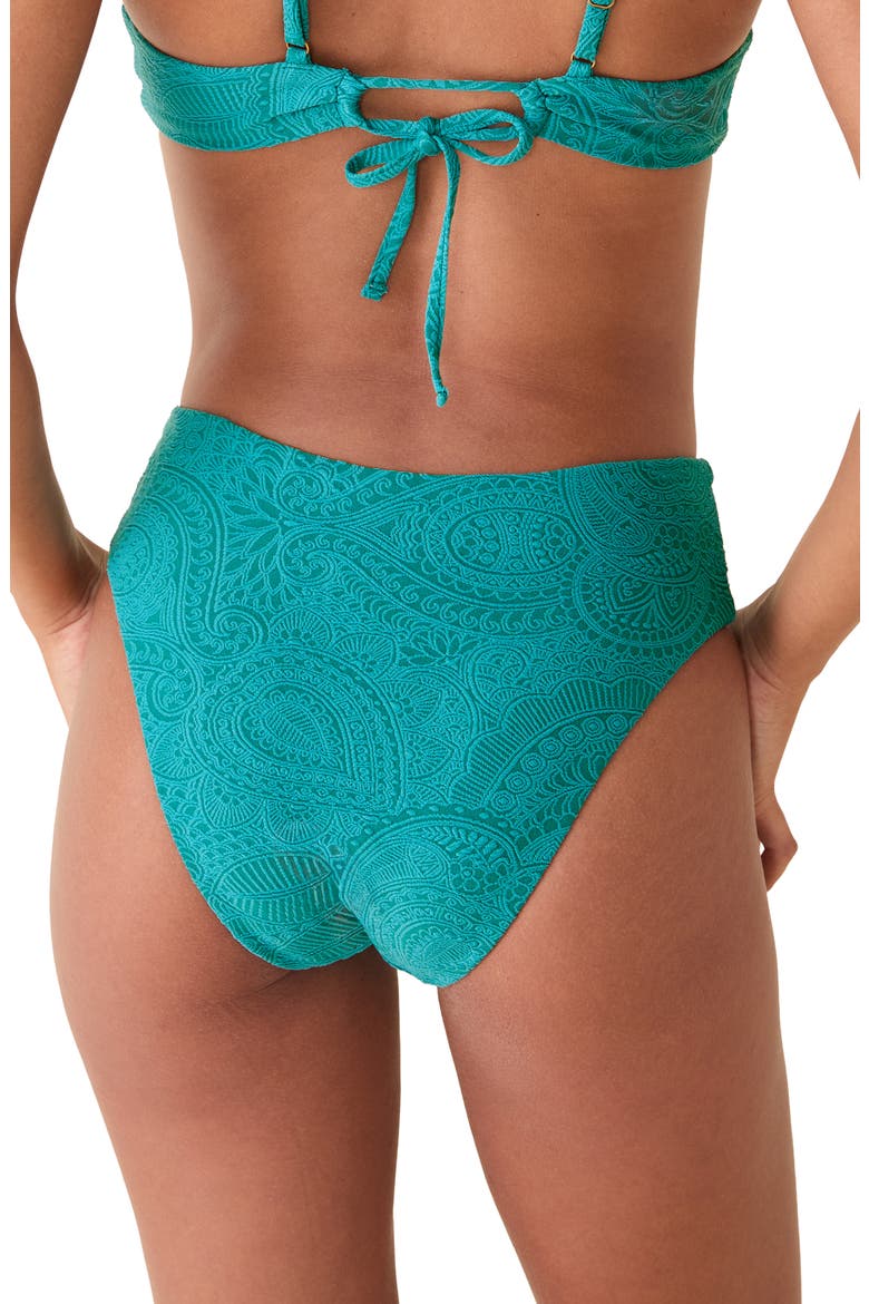The '90s High Waist Bikini Bottoms, Alternate, color, OASIS
