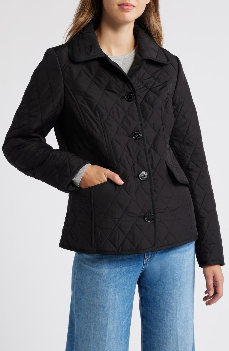 MICHAEL Michael Kors Quilted Jacket, Main, color,