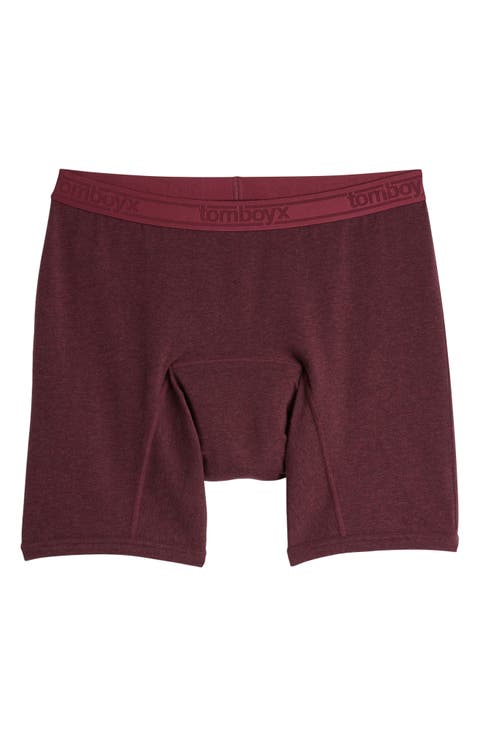 First Line Stretch Cotton Period 9-Inch Boxer Briefs (Regular & Plus Size)