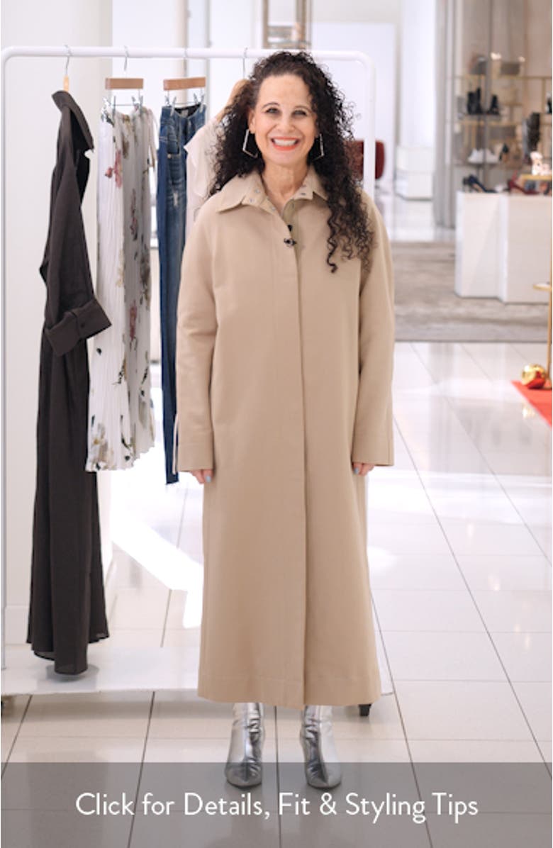 Cotton Utility Trench Coat, sales video thumbnail