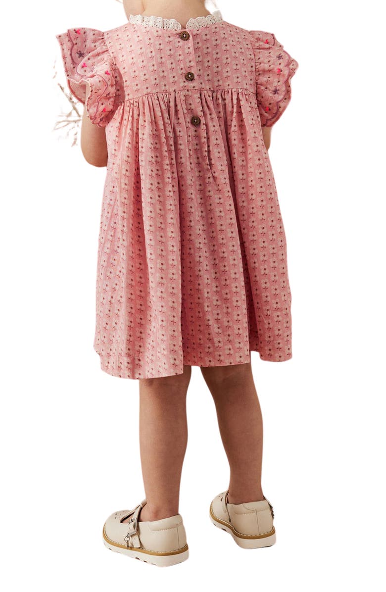 NEXT Kids' Smocked Bodice Floral Cotton Dress, Alternate, color, 