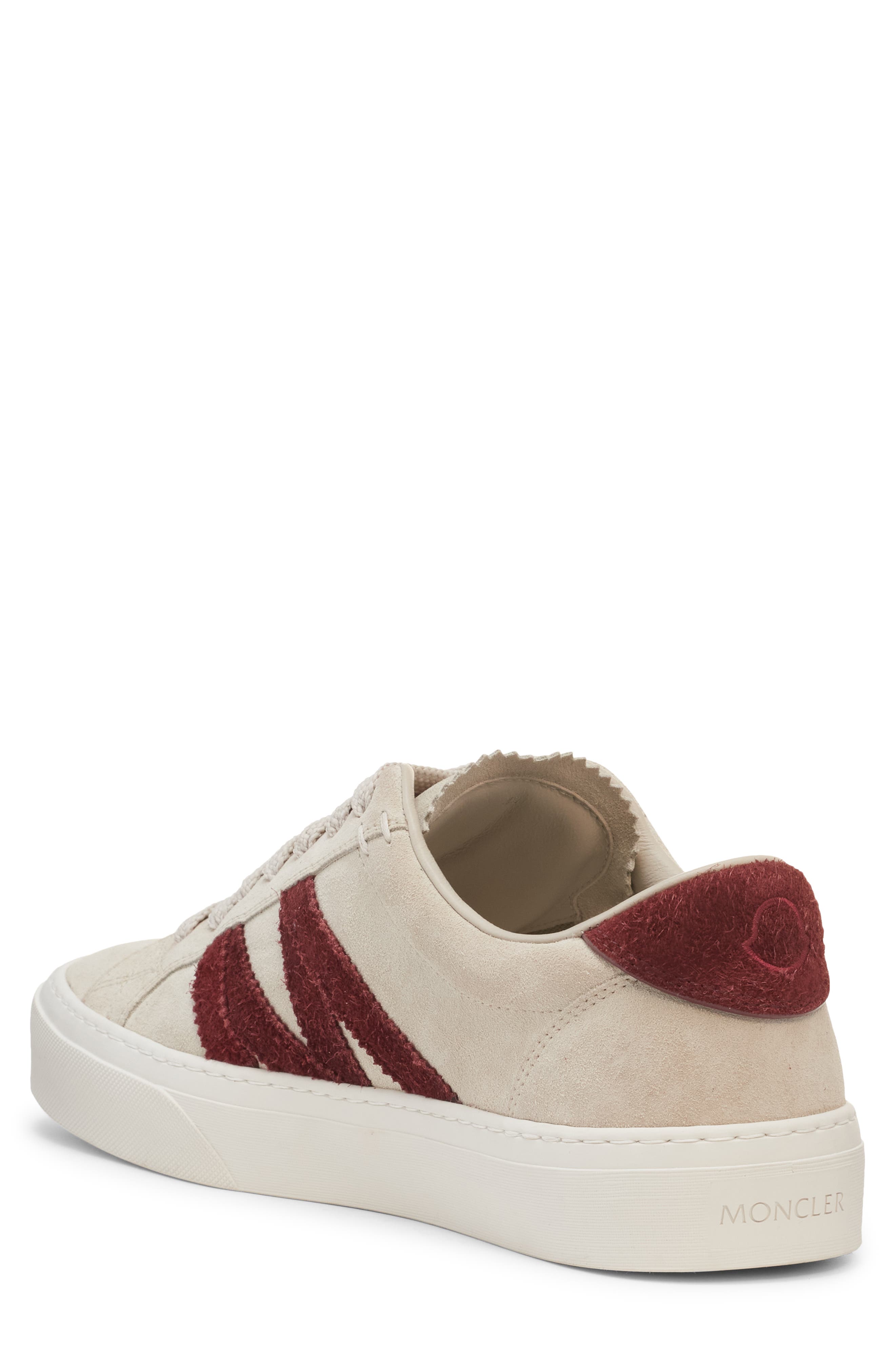 Moncler Monaco 2 Low Top Sneaker, Alternate, color, Oatmeal