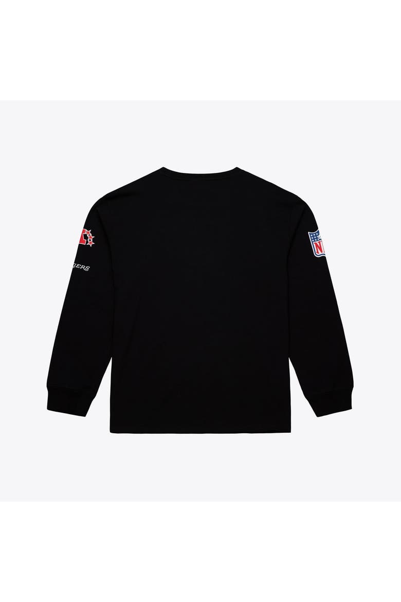 Men's Mitchell & Ness  Black Los Angeles Chargers Big & Tall Training Camp Long Sleeve T-Shirt, Alternate, color, Black