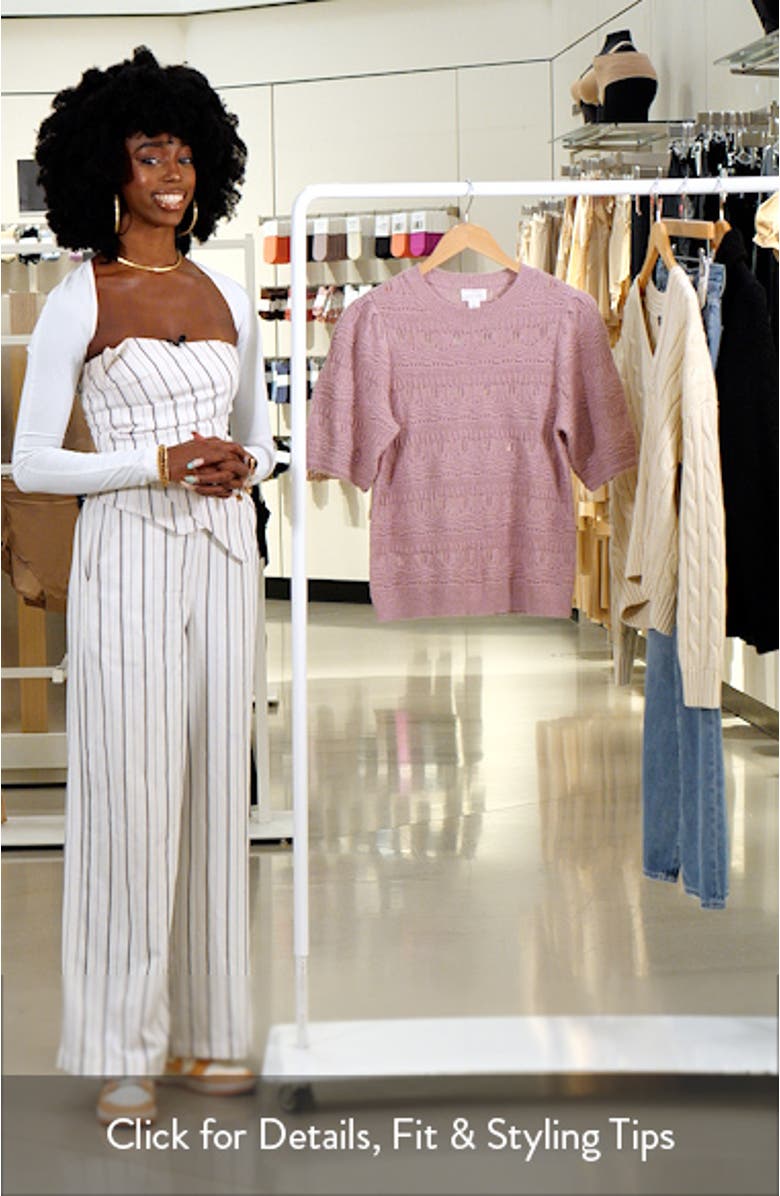 Mixed Stitch Sweater, sales video thumbnail