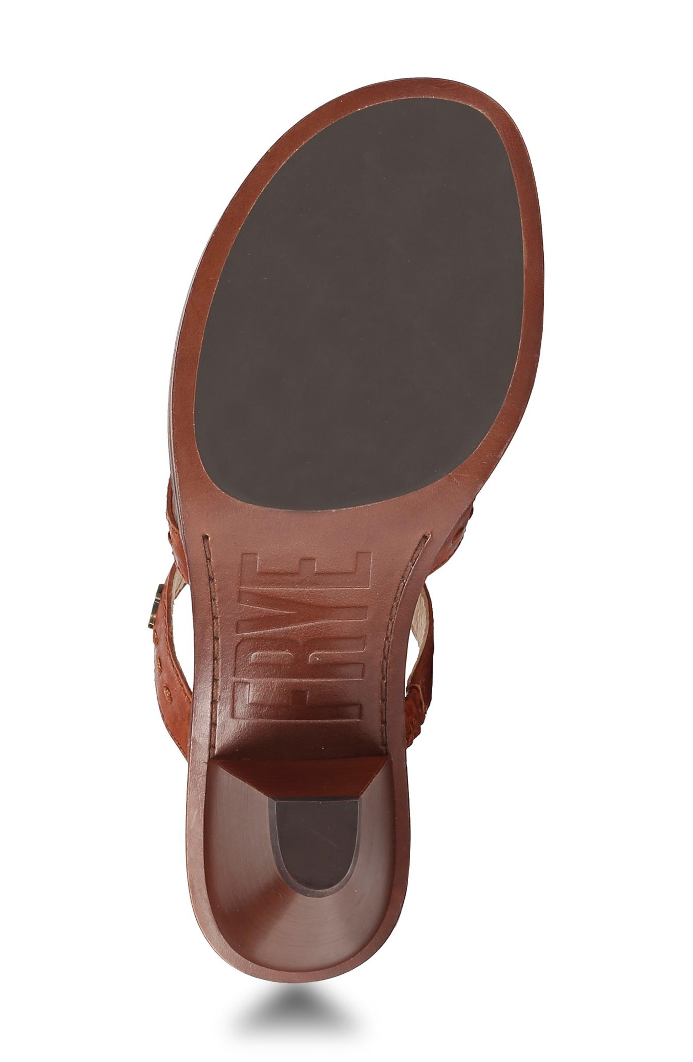 Estelle Strappy Slide Sandal, Alternate, color, COGNAC