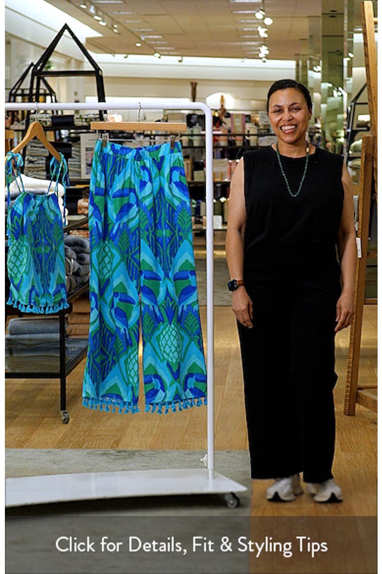 Blissy Tropical Hanie Flare Pants video