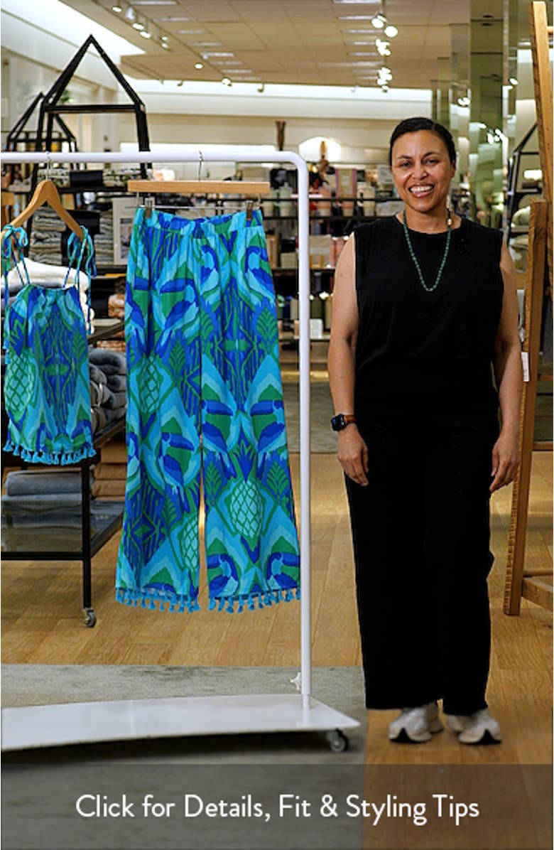 Blissy Tropical Hanie Flare Pants, sales video thumbnail