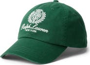 Polo Ralph Lauren Embroidered Crest Cotton Twill Baseball Cap