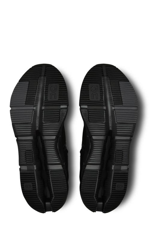 On Mens Black Black Cloudvista 2 Mesh Low-top Trainers