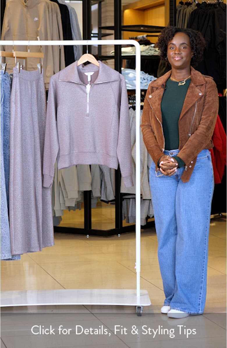 AirEssentials Shine Half Zip Sweatshirt, sales video thumbnail