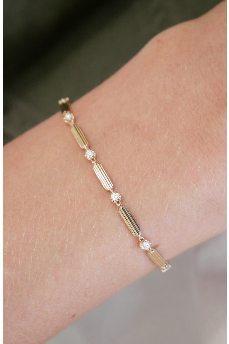 Zoe Diamond Eternity Bracelet, Alternate, color, GOLD