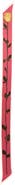 Acne Studios Villy Rose Midsummer Thin Silk Scarf