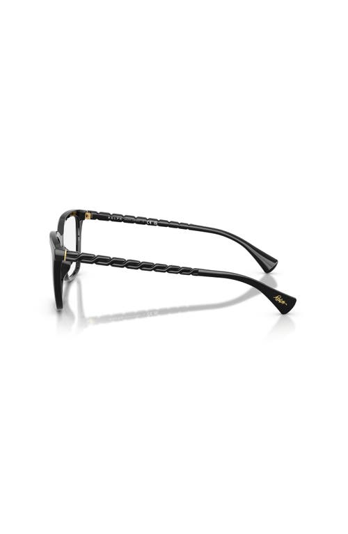 Ralph 52mm Butterfly Optical Glasses In Black