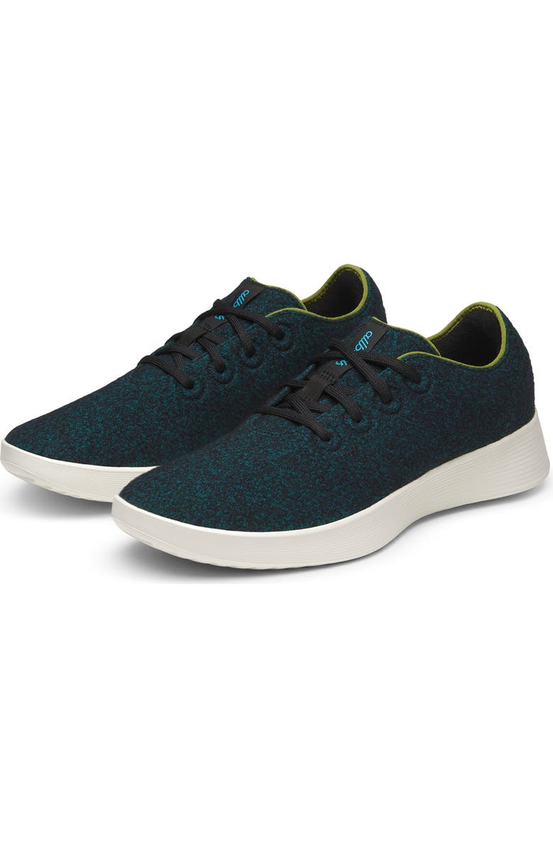 Allbirds Wool Runner Go Sneaker, Alternate, color, Natural Black/ Multi