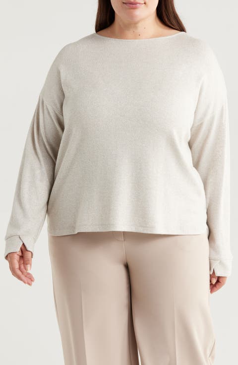 Everyday Sparkle Relaxed Fit Top (Plus)