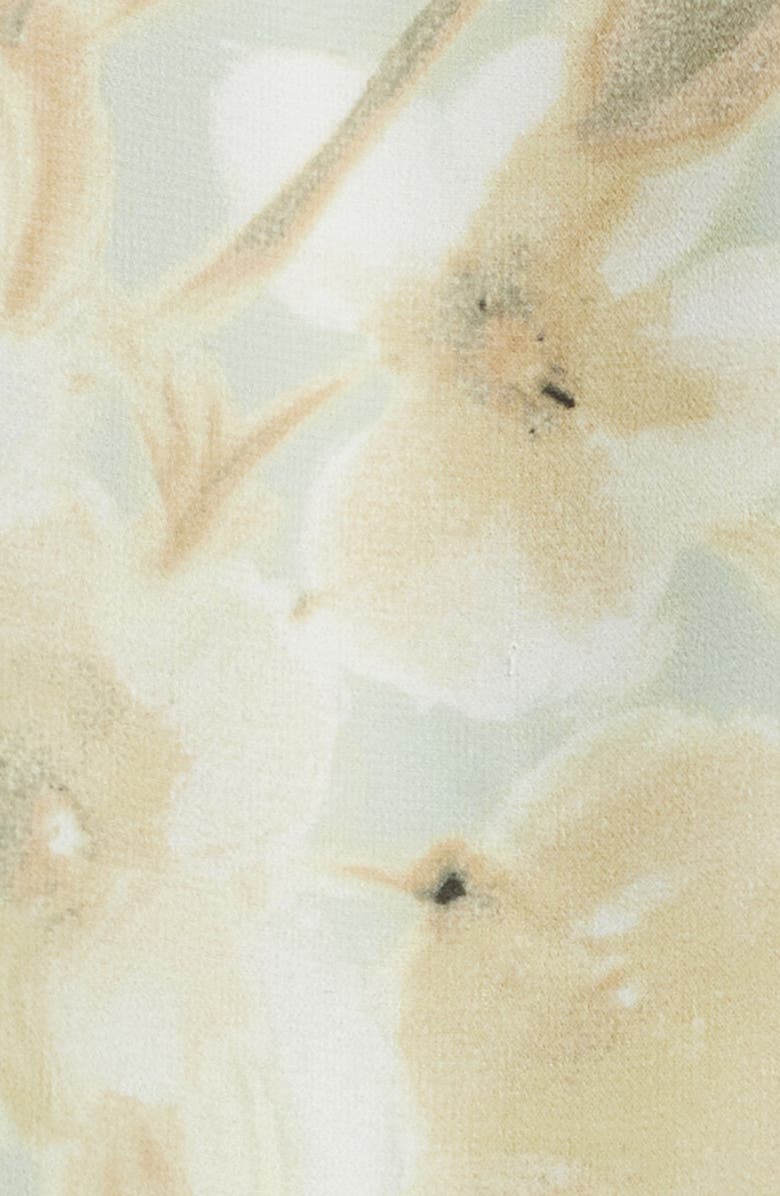 Anne Klein Ruffle Sleeve Tie Neck Top, Alternate, color,