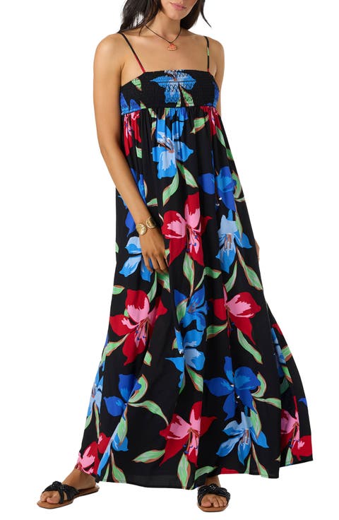 Nickie Floral Print Sleeveless Maxi Dress