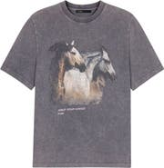 maje Horse print T-shirt