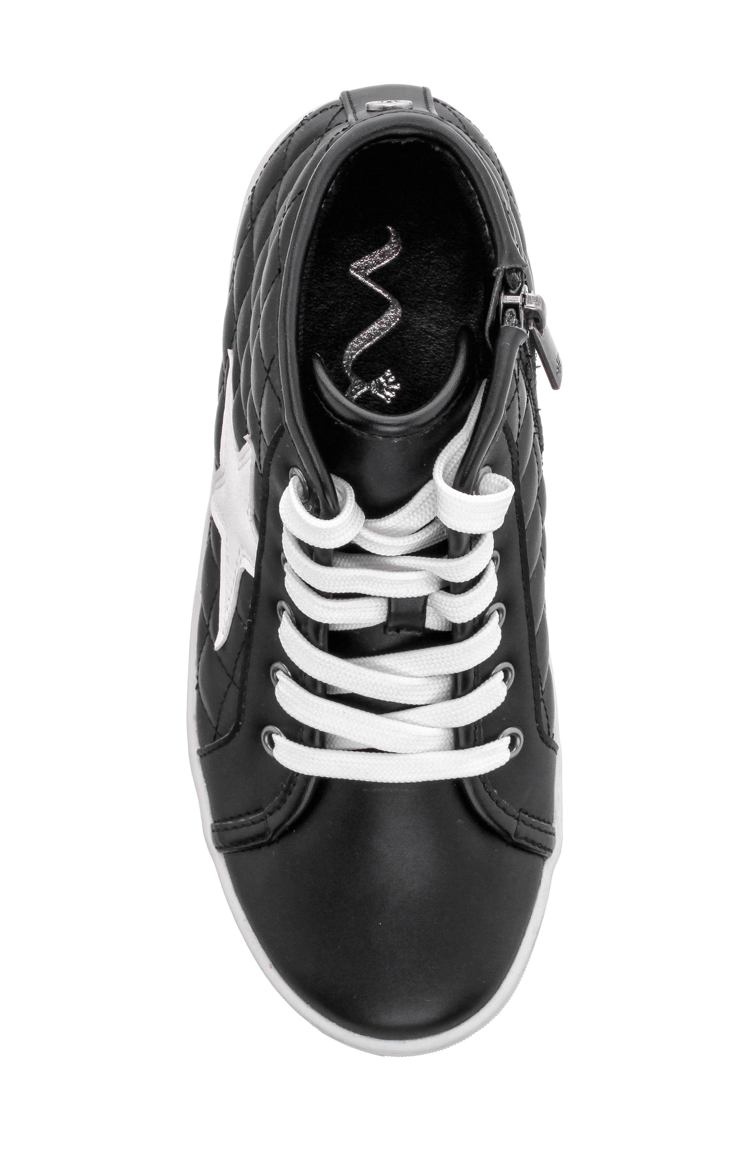 Nina Kids' Evee Fashion Athletic High Top Sneaker, Alternate, color, 