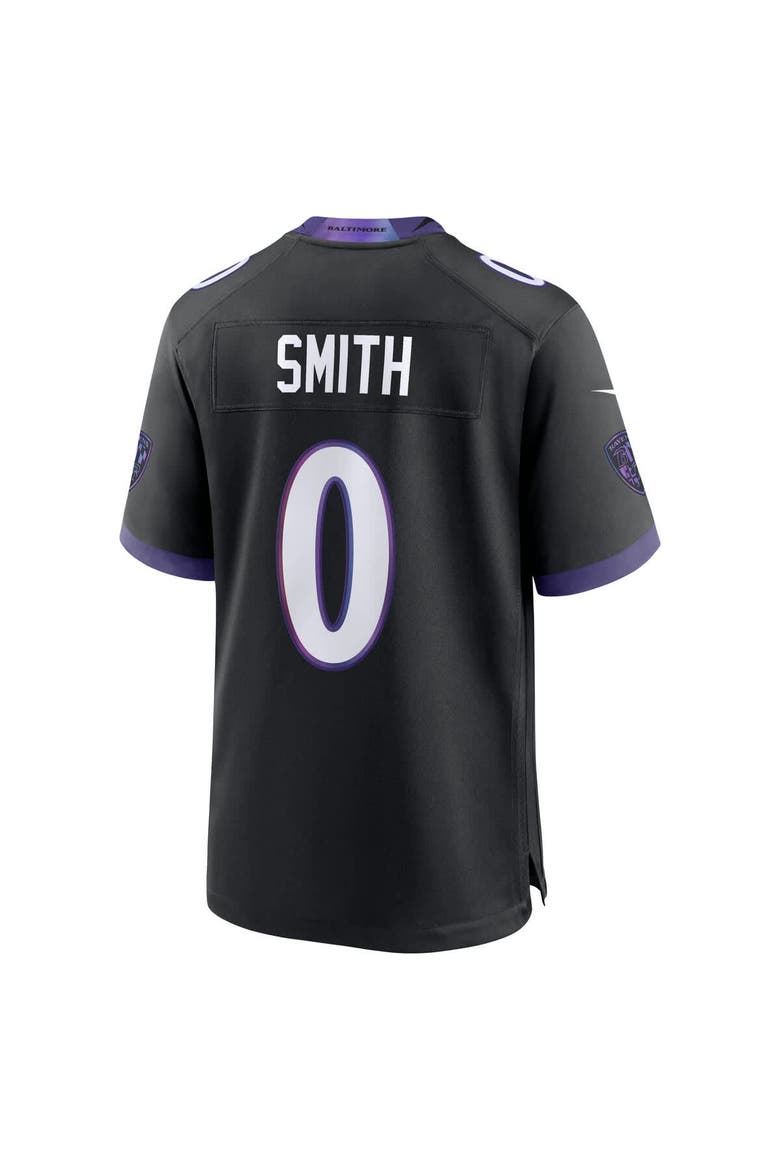 Men's Nike Roquan Smith Black Baltimore Ravens Alternate Game Jersey, Alternate, color, Black