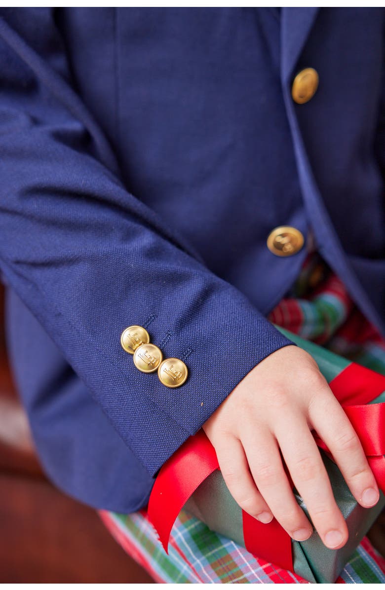 Little English Kids' Classic Wool Blazer, Alternate, color, Navy