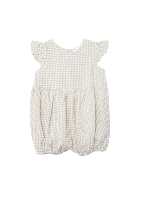 Dakota Ruffled Short Sleeve Romper (Baby)