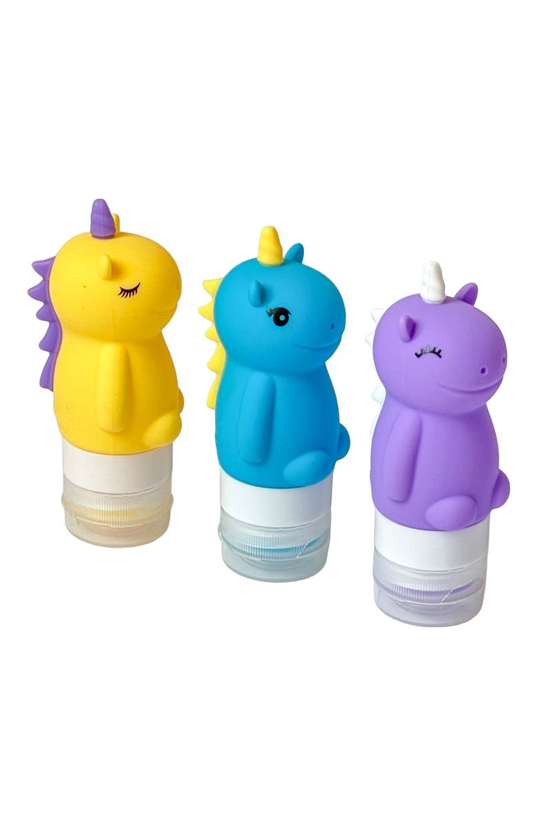 Yumbox Unicorn Silicone Condiment Squeeze Bottles, Alternate, color, Multi