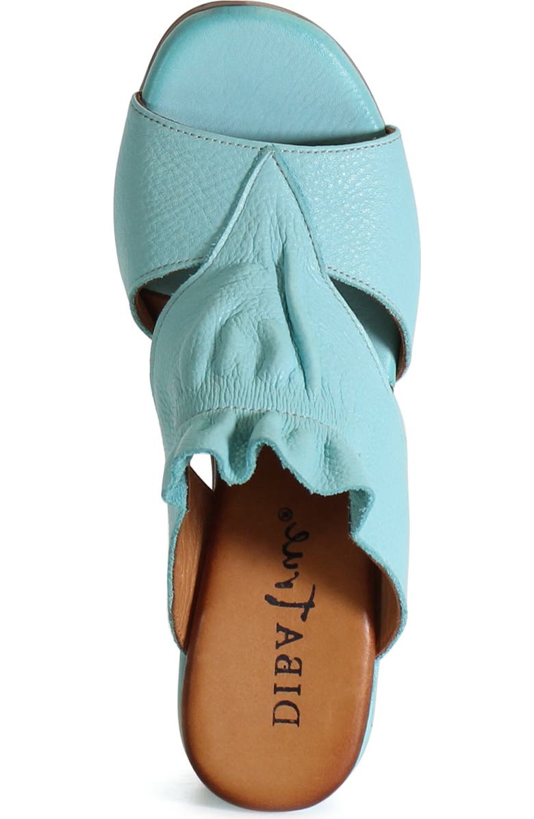 Diba True POTTER EE Leather Slip On Mule Heel, Alternate, color, Aquatic