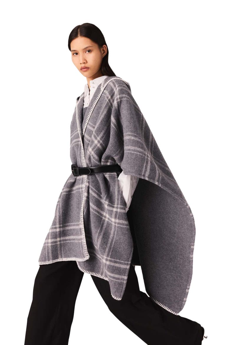 Wide-leg suit trousers, Alternate, color, Black
