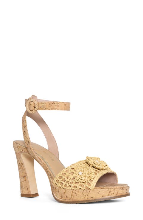 Ankle Strap Platform Sandal (Women)