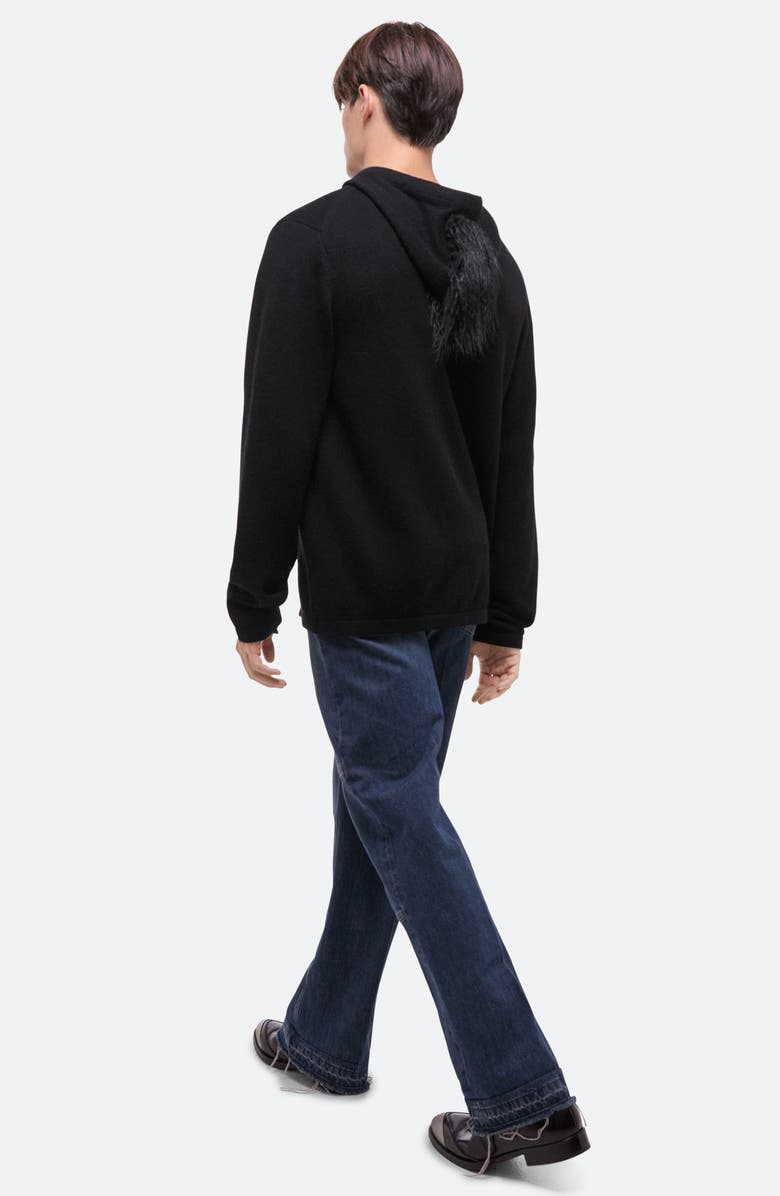 Helmut Lang Hooded Full Zip Cardigan, Alternate, color,