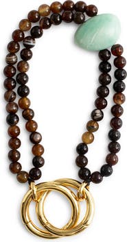 Madewell Double Strand Beaded Bag Charm