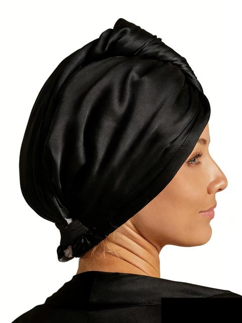 Pure Silk Hair Towel Wrap