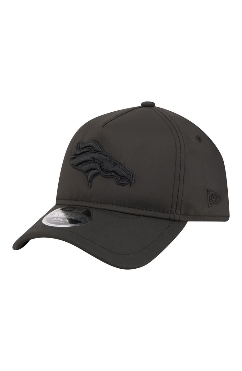 New Era Men's New Era  Black Denver Broncos Apex 9FORTY Adjustable Hat, Main, color, Black