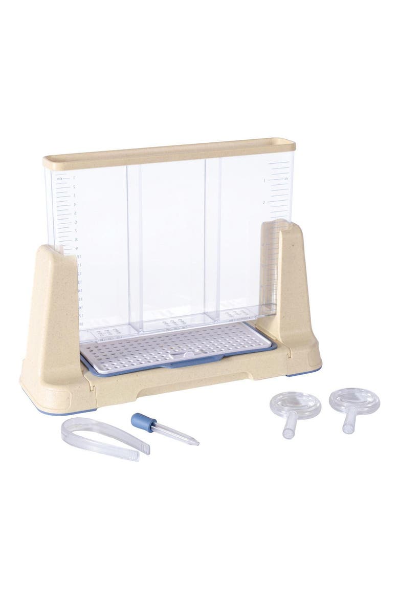 Explore and Discover 3 Section Root View Planter, Main, color, Clear