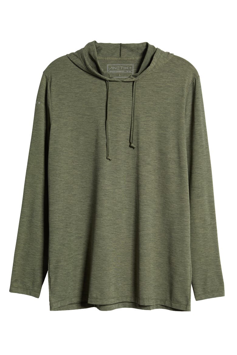 Low Pro Tech Hoodie, Alternate, color, DARK OLIVE HEATHERED