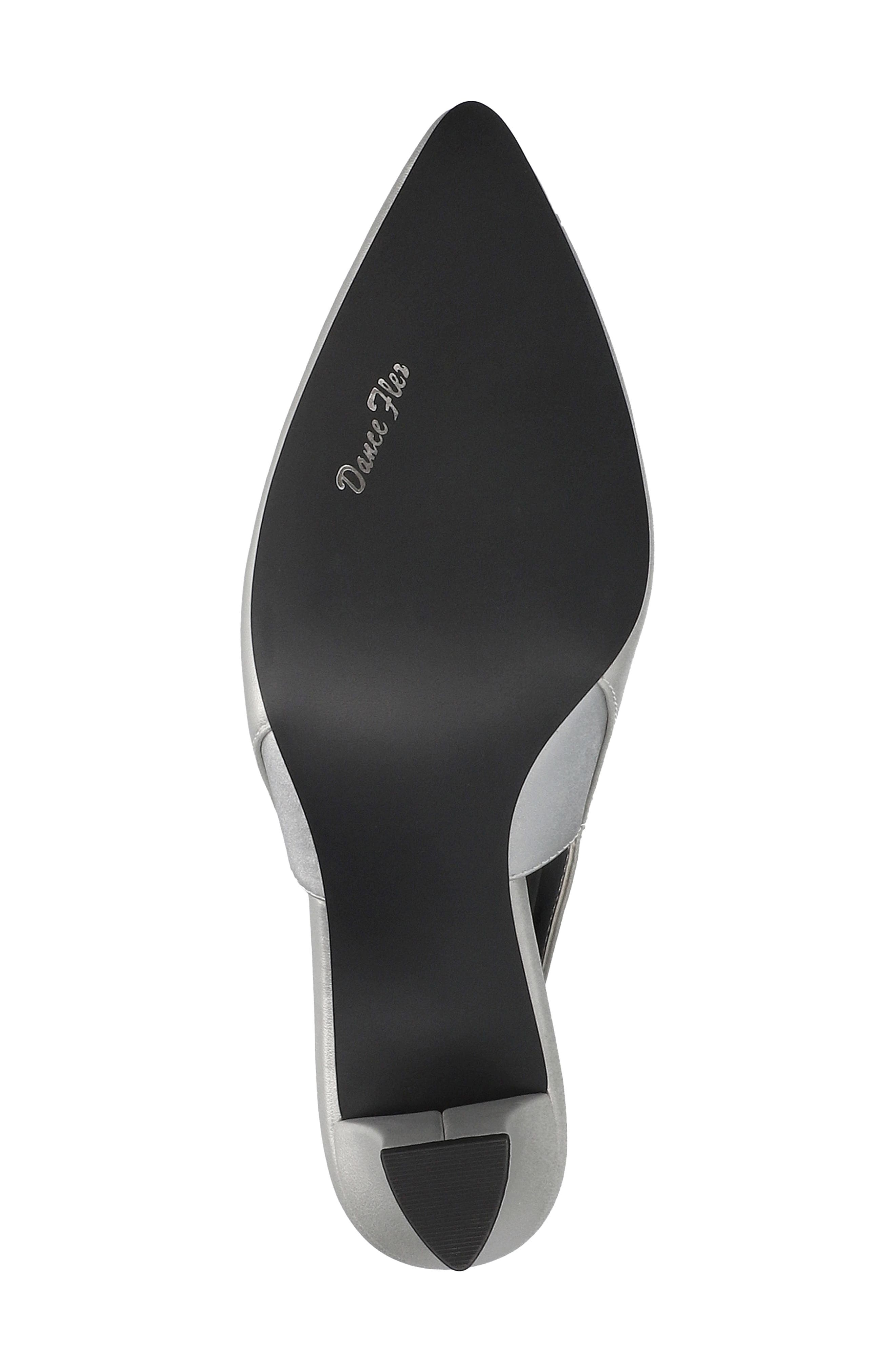 EASY STREET Dessa Slingback Pointed Toe Pump, Alternate, color, Silver