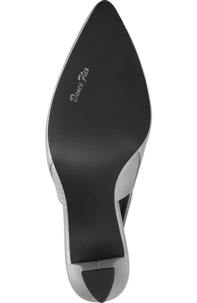 EASY STREET Dessa Slingback Pointed Toe Pump, Alternate, color, Silver