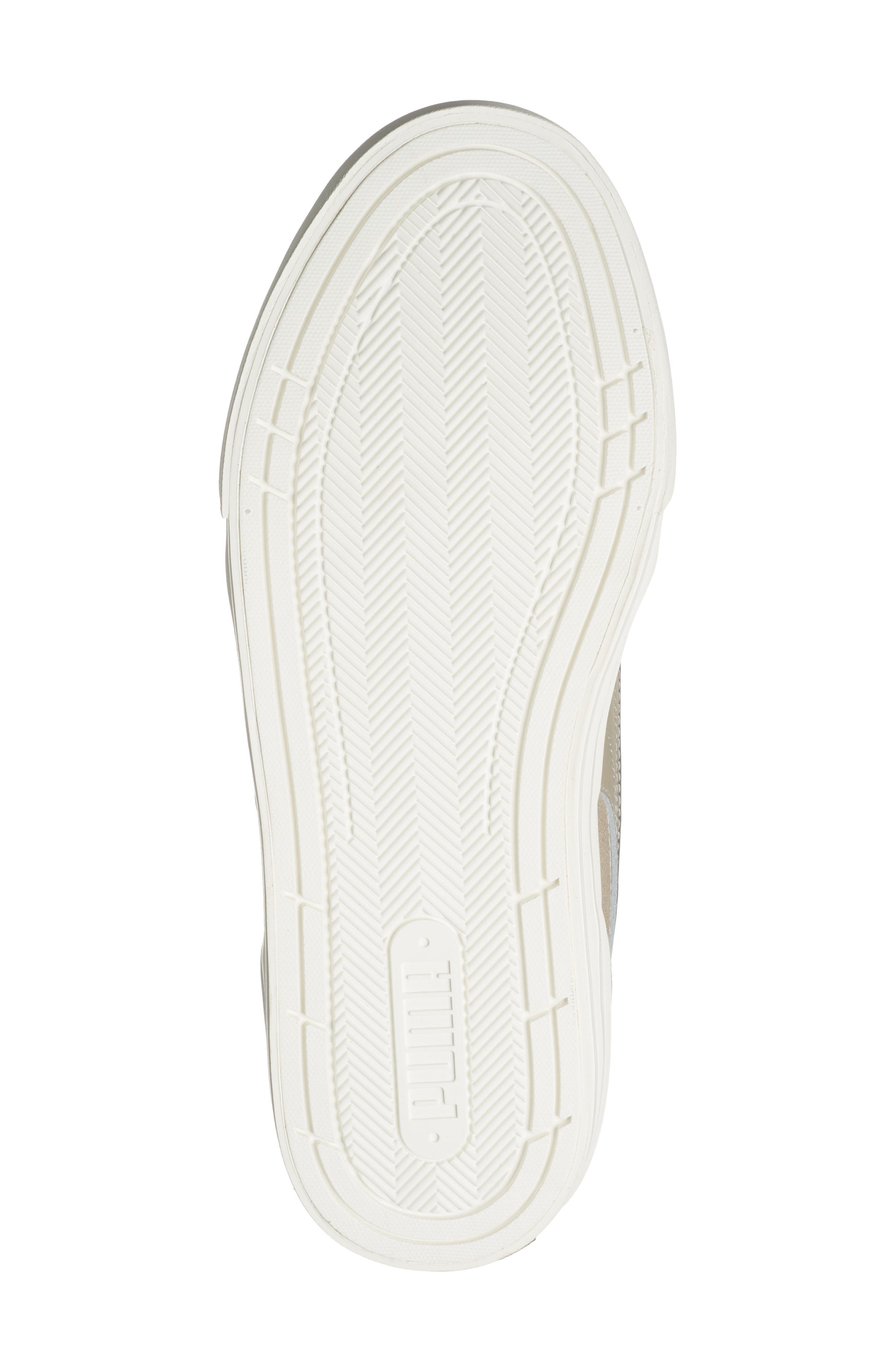 PUMA Court Classic Vulcanized Sneaker, Alternate, color, Ice Coffee/ Puma Black