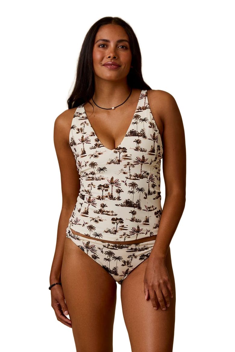 Serenity Compression Tankini, Main, color, Toile