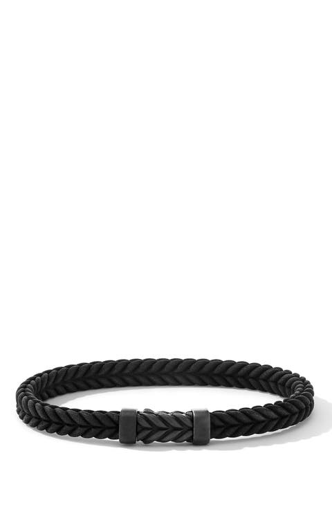 6mm Chevron Rubber Bracelet