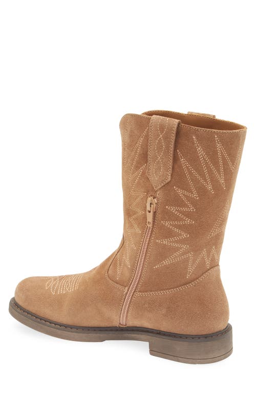 Golden Goose Kids' Wish Star Biker Boot In Brown