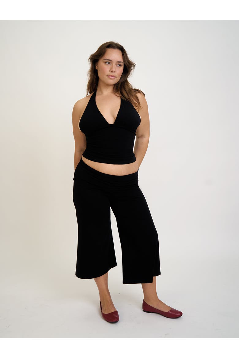 Cropped Gaucho, Alternate, color, Stripe